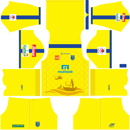 Kerala Blasters DLS Kits & Logo 202425 DLS Kit's & Logo's