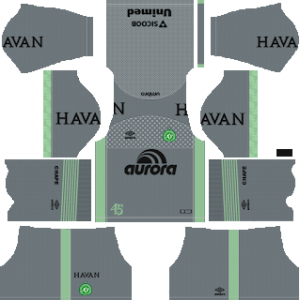 Chapecoense DLS Goalkeeper Away Kit