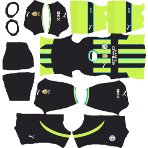 Manchester City Away DLS Kit 2025