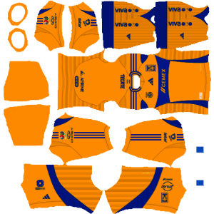 Pumas UNAM Goalkeeper Third DLS Kit 2025