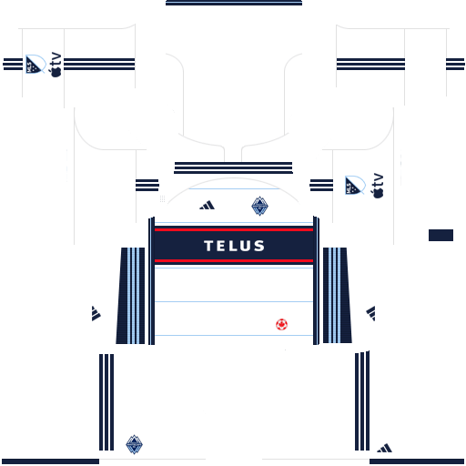 Vancouver Whitecaps FC DLS Kits & Logo 2026-27 - DLS Kit's & Logo's