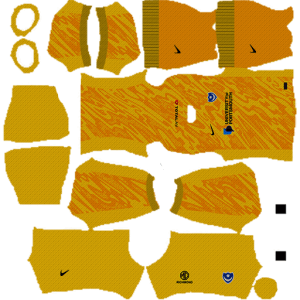 Portsmouth FC Goalkeeper Home Kit DLS 2025